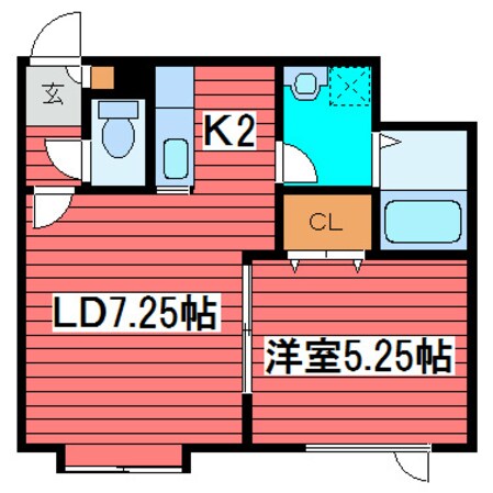 グラウディ・レビジョンIIIの物件間取画像